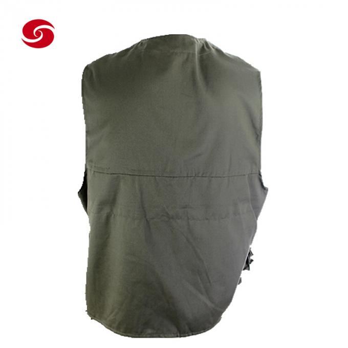 100% Cotton or T/C Fabric Outdoor Multipocket Fishing Vest