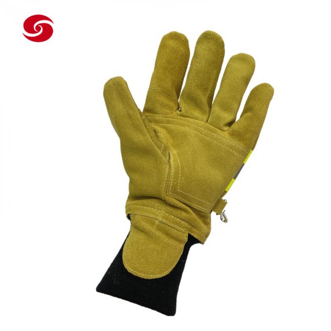 Перчатки безопасности Protictive спасения огня военных теплостойких противопожарных перчаток пожарного пожарного аварийные